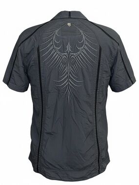 Roar- foxhole military short sleeve button down shirt
